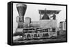 19th Century Locomotive-Science Source-Framed Stretched Canvas