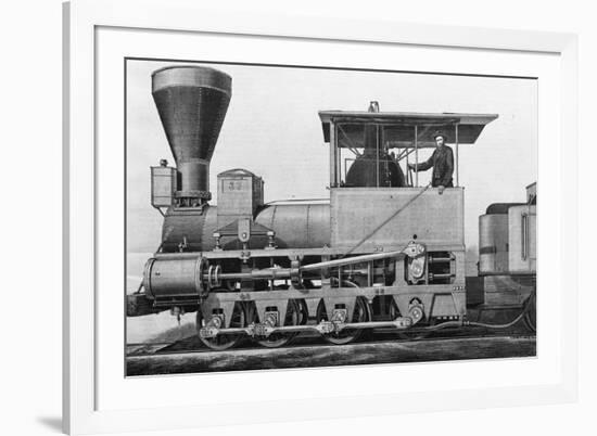 19th Century Locomotive-Science Source-Framed Giclee Print