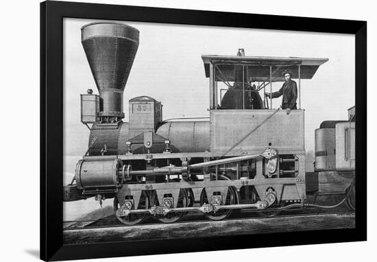 19th Century Locomotive-Science Source-Framed Giclee Print