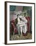 19th Century Lovers in a Drawing Room. from Illustrierte Sittengeschichte Vom Mittelalter Bis Zur G-null-Framed Giclee Print