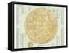 19th Century Map of the Moon-Detlev Van Ravenswaay-Framed Stretched Canvas