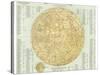 19th Century Map of the Moon-Detlev Van Ravenswaay-Stretched Canvas