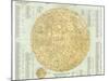 19th Century Map of the Moon-Detlev Van Ravenswaay-Mounted Photographic Print