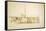 19th Century Military Submarine, Artwork-Library of Congress-Framed Stretched Canvas