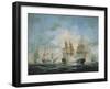 19th Century Naval Engagement in Home Waters-Richard Willis-Framed Giclee Print