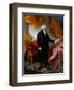 19th century painting of New York Governor George Clinton, 1802.-Vernon Lewis Gallery-Framed Art Print