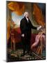 19th century painting of New York Governor George Clinton, 1802.-Vernon Lewis Gallery-Mounted Art Print