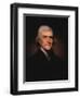 19th century painting of President Thomas Jefferson.-Vernon Lewis Gallery-Framed Art Print