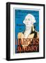 19th century print showing a portrait of George Washington in Harper's Magazine.-Vernon Lewis Gallery-Framed Art Print