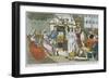 19th Century Scene of a Christmas Celebration-null-Framed Giclee Print