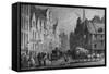 19Th Century Scene of Edinburgh-null-Framed Stretched Canvas