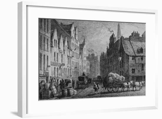 19Th Century Scene of Edinburgh-null-Framed Giclee Print