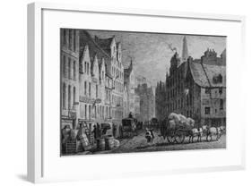 19Th Century Scene of Edinburgh-null-Framed Giclee Print