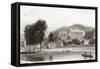 19th Century View of Beaumont Lodge-null-Framed Stretched Canvas