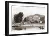 19th Century View of Beaumont Lodge-null-Framed Giclee Print