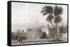19th Century View of Goodwood House-null-Framed Stretched Canvas