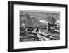 19th Century Whale Hunt-CCI Archives-Framed Photographic Print