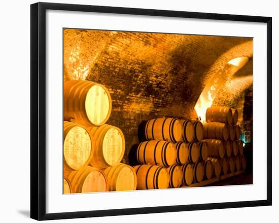19th Century Wine Cellar, Juanico Winery, Uruguay-Stuart Westmoreland-Framed Photographic Print