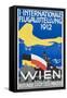 1st International Flying Expo Vienna Austria 1912 Advertising Poster-null-Framed Stretched Canvas