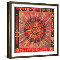 1st Jan, the Golden Dawn-Sabira Manek-Framed Giclee Print