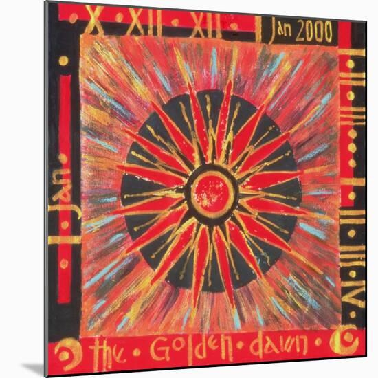 1st Jan, the Golden Dawn-Sabira Manek-Mounted Giclee Print