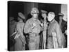1st Marine Div. Gen. Oliver Smith, Talks with Maj Gen Edward M. Almond, Tenth Corps Commander-null-Stretched Canvas