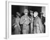 1st Marine Div. Gen. Oliver Smith, Talks with Maj Gen Edward M. Almond, Tenth Corps Commander-null-Framed Photo