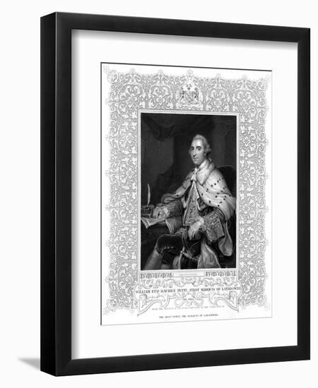 1st Marquess Lansdowne-Sir Joshua Reynolds-Framed Art Print