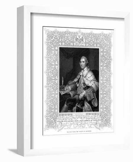 1st Marquess Lansdowne-Sir Joshua Reynolds-Framed Art Print