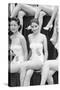 1st Miss Universe Contest, Miss Hong Kong Judy Dan and Miss India Indrani Rahman, CA, 1952-George Silk-Stretched Canvas