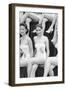 1st Miss Universe Contest, Miss Hong Kong Judy Dan and Miss India Indrani Rahman, CA, 1952-George Silk-Framed Photographic Print