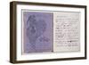 1st Page of Rasputin's Journal, 1910-null-Framed Giclee Print