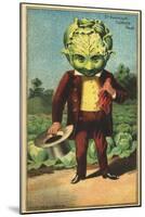 1st Premium Cabbage Head Trade Card-null-Mounted Giclee Print