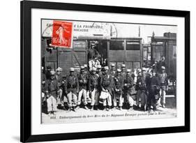 1st Regiment French Foreign Legion, Morocco, 1911-null-Framed Giclee Print