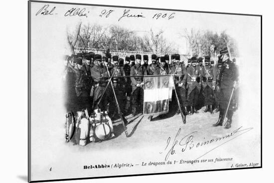 1st Regiment of the French Foreign Legion, Sidi Bel Abbes, Algeria, 1906-J Geiser-Mounted Giclee Print