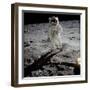1st Steps of Human on Moon: American Astronaut Edwin "Buzz" Aldrinwalking on the Moon-null-Framed Photo