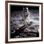 1st Steps of Human on Moon: American Astronaut Edwin "Buzz" Aldrinwalking on the Moon-null-Framed Photo