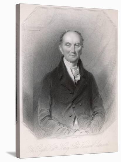 1st Viscount Sidmouth-E. Scriven-Stretched Canvas