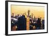 1WTC agains day - In the Style of Oil Painting-Philippe Hugonnard-Framed Giclee Print