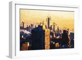 1WTC agains day - In the Style of Oil Painting-Philippe Hugonnard-Framed Giclee Print