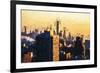 1WTC agains day - In the Style of Oil Painting-Philippe Hugonnard-Framed Giclee Print