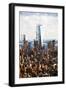 1WTC Skyline II - In the Style of Oil Painting-Philippe Hugonnard-Framed Giclee Print