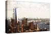 1WTC Skyline - In the Style of Oil Painting-Philippe Hugonnard-Stretched Canvas