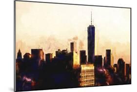 1WTC Sunset-Philippe Hugonnard-Mounted Giclee Print