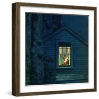 "2:00 Feeding", March 27, 1954-Stevan Dohanos-Framed Giclee Print