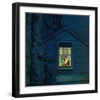 "2:00 Feeding", March 27, 1954-Stevan Dohanos-Framed Giclee Print