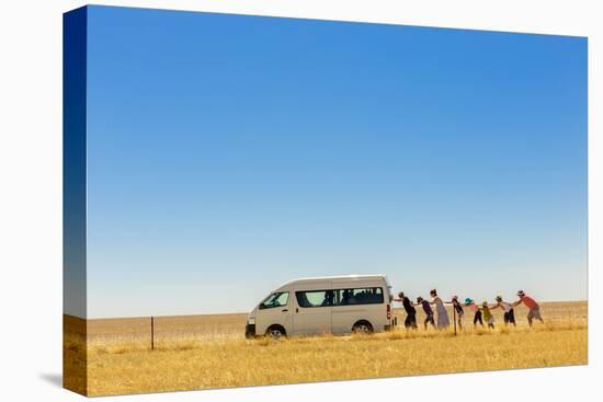2.500 Km Around Australia-Gloria Salgado Gispert-Stretched Canvas