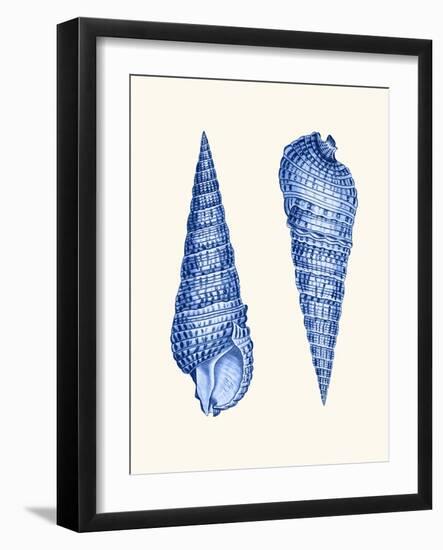 2 Blue Shells a-Fab Funky-Framed Art Print