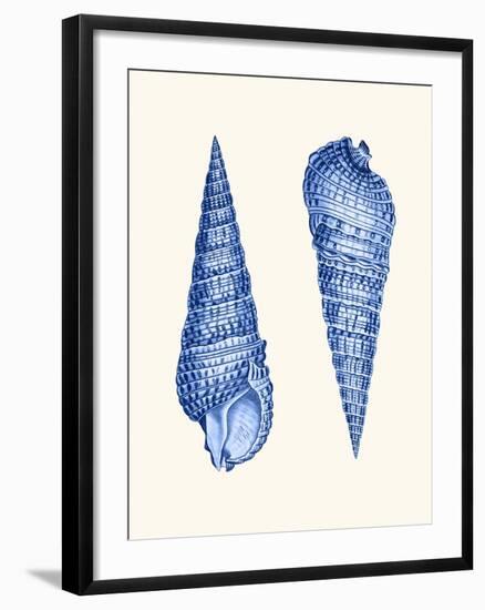 2 Blue Shells a-Fab Funky-Framed Art Print