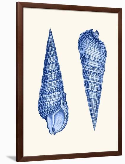 2 Blue Shells a-Fab Funky-Framed Art Print